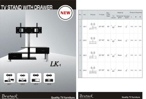 New released TV stand with drawer