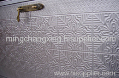 Stainless steel carving door panel