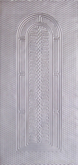 Stainless steel carving door panel