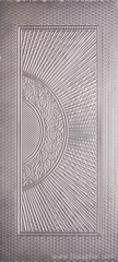 Stainless steel carving door panel