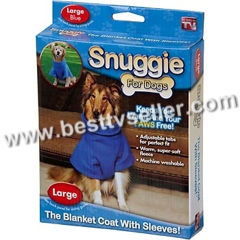 fleece dog blanket with sleeves