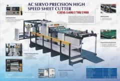 AC servo precision high speed sheet cutter