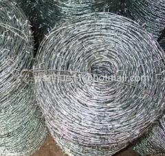 electro galvanized barbed wire roll