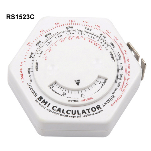 hexagon shape BMI measure tape