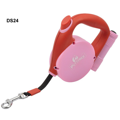 retractable dog leash with led light