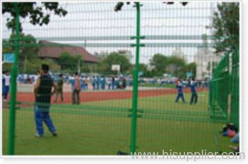 deep green pvc coated welded wire mesh fences