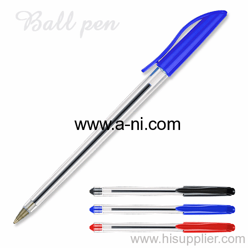 colored BIC plastic stick ballpoint pens