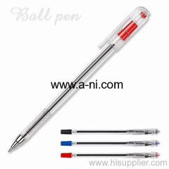 Stick transparent ballpoint pens