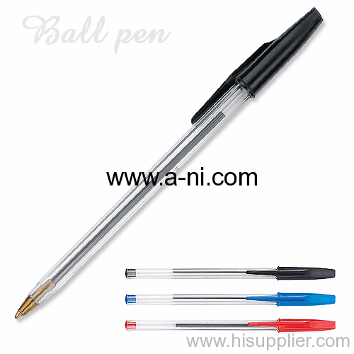 cheap style plastic stick ballpoint pen