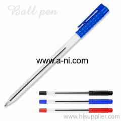colore caped plastic stick ballpoint pen