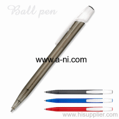 frosted barrel ball pen