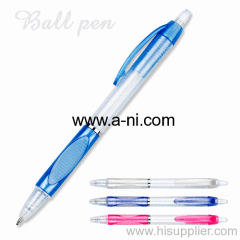 plastic colored trim Retractable Ballpoint Pen