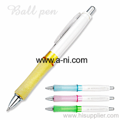 shiny tip Retractable Ballpoint Pen