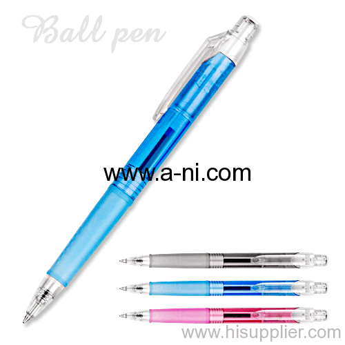 transparent color Retractable Ballpoint Pen