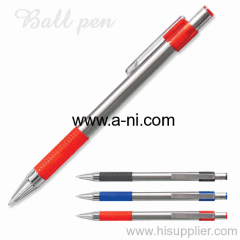 Metal colored Retractable ballpoint pen