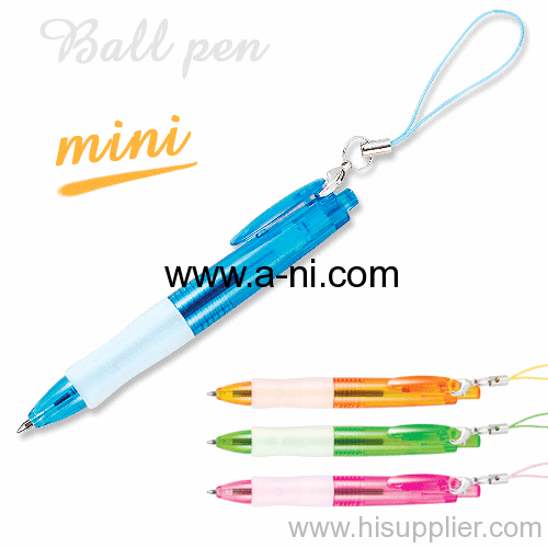 mini colored retractable ballpoint pen