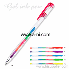 sectional neon ink gel pen