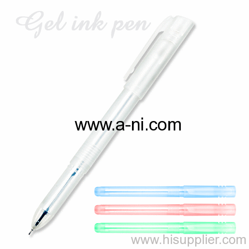 translucent frosted Gel Ink Pen