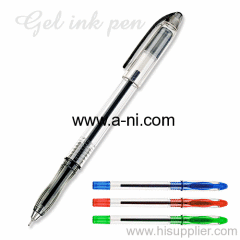 transparent cap Gel Ink Pen