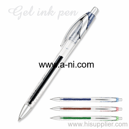 silver tip promotional gel ink pen