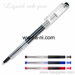 good performance plastic liquid ink pen