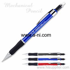 colored plastic push action Mechanical pencil