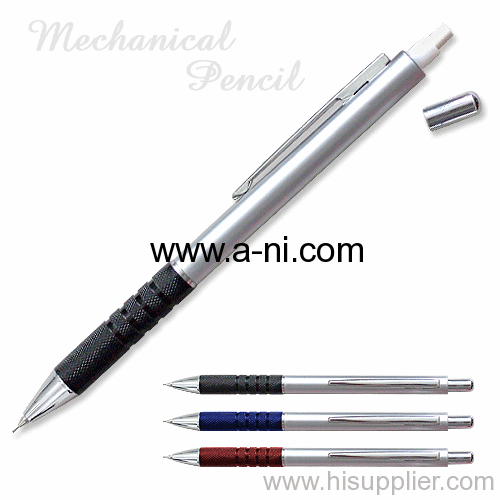 silver lacquer push action Mechanical pencil
