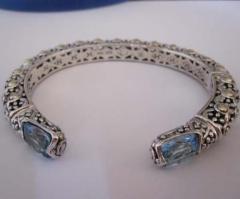 John Hardy bracelet stering silver cuff bracelet Fine workmanship jewelry 925 silver collection jewelry