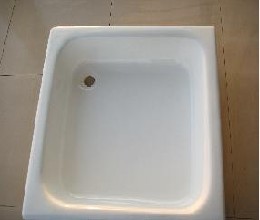 cast iron enamel shower tray