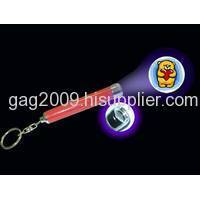 Logo Projection Torch , LED Projector Keychain