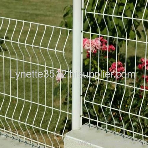 galvanized garden fence