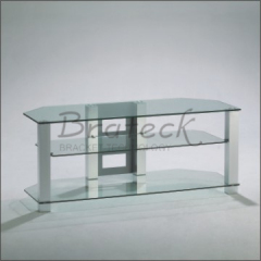 3 shelves Glass TV Stand