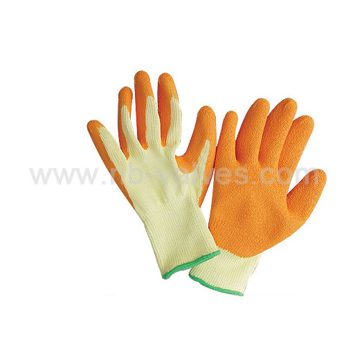 Natural latex work glove