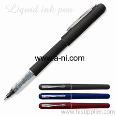 rubber barrel liquid ink pen
