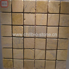 Yellow Travertine Mosaic