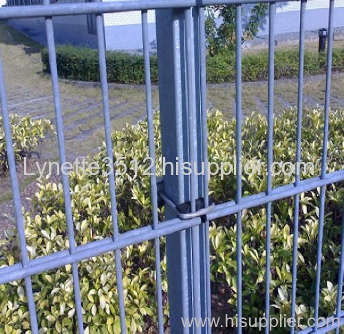 galvanzied double wire fence