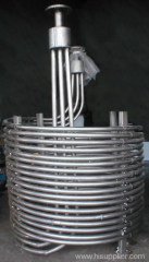 Titanium heating coil