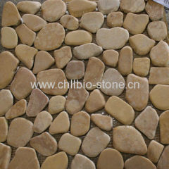 yellow pebble stone