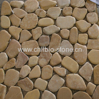 yellow pebble stone