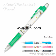 translucent colored plastic retractable Mechanical pencil