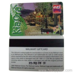 magnetic strip card