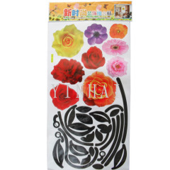Floral Headboard Wall Stickers