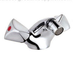 Two handle Monobloc bidet mixer