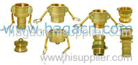 Brass camlock couplings