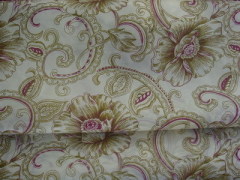 pongee printed fabric