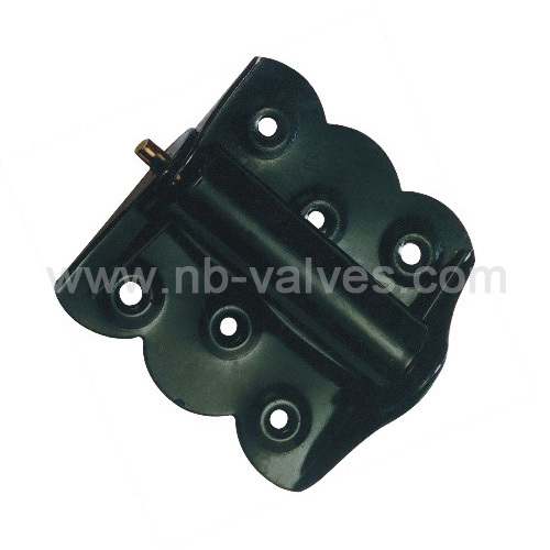 Butterfly type spring hinge