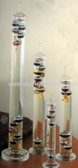 glass galileo thermometer