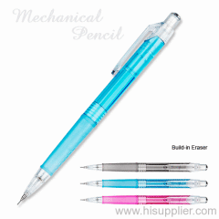 colored plastic push action Mechanical pencil