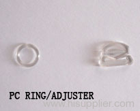 plastic ring and slider adjuster