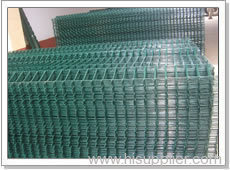 PVC coated panel fencing